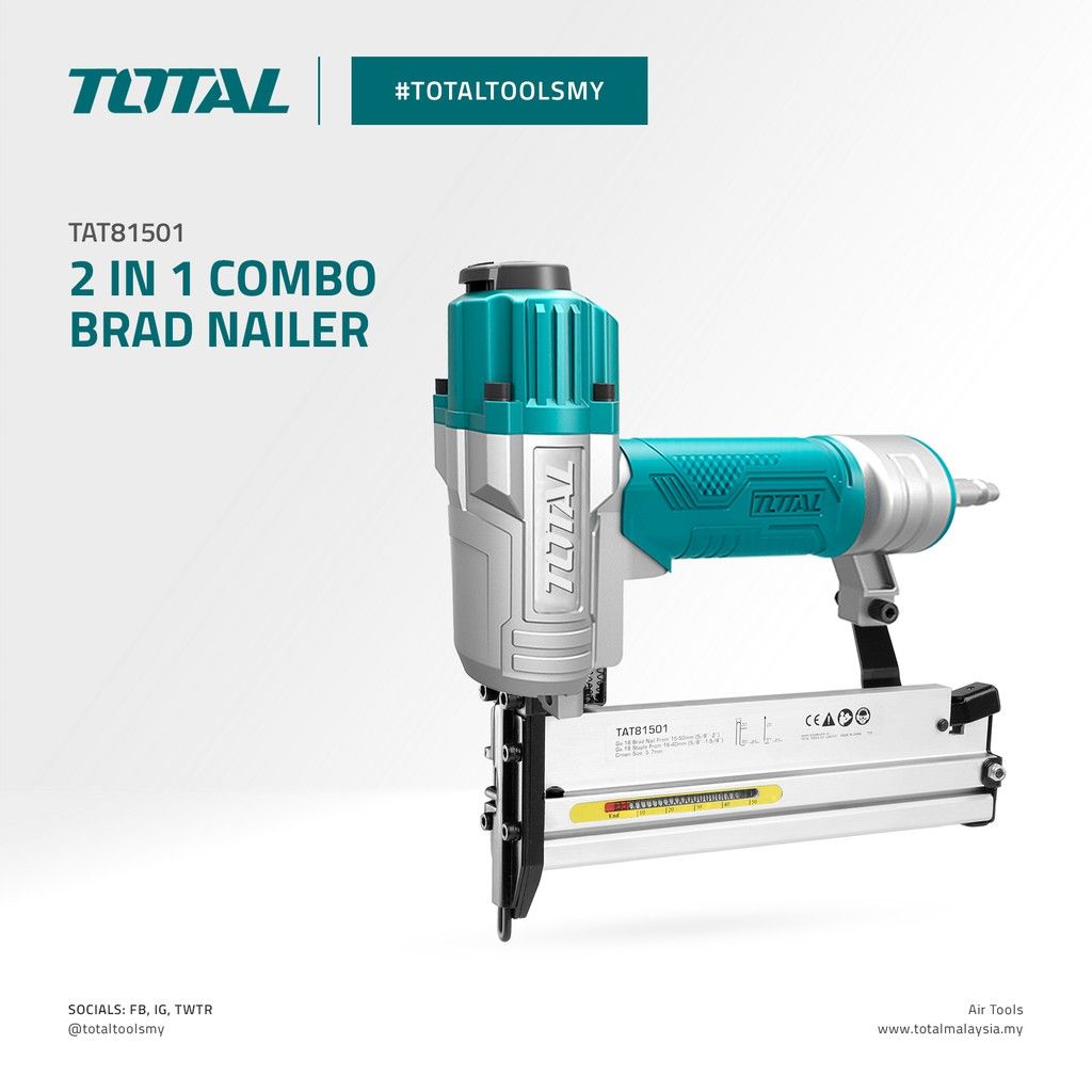 TOTAL TAT81501 2 IN 1 COMBO BRAD NAILER