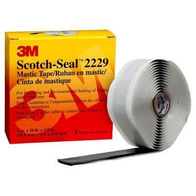 3M 2229 Scotch Seal Rubber Mastic Tape 25.4mm x 3m Black