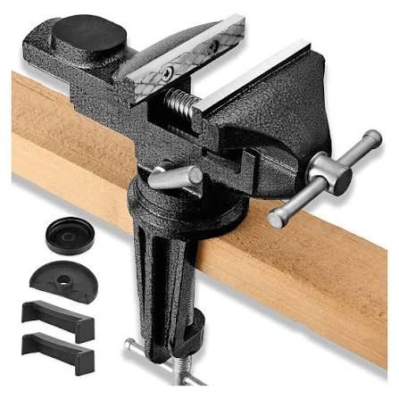 Others *3.2inch Bench Vise Tabletop Vice Clamping Vice Woodworkers Vise for DIY