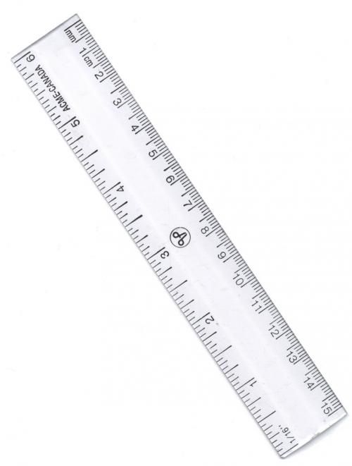 PEMBARIS TRANSPARENT KECIL 30CM