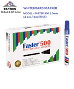 Faster Whiteboard Marker 500 Blue