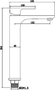 ABAGNO Single lever tower basin mixer