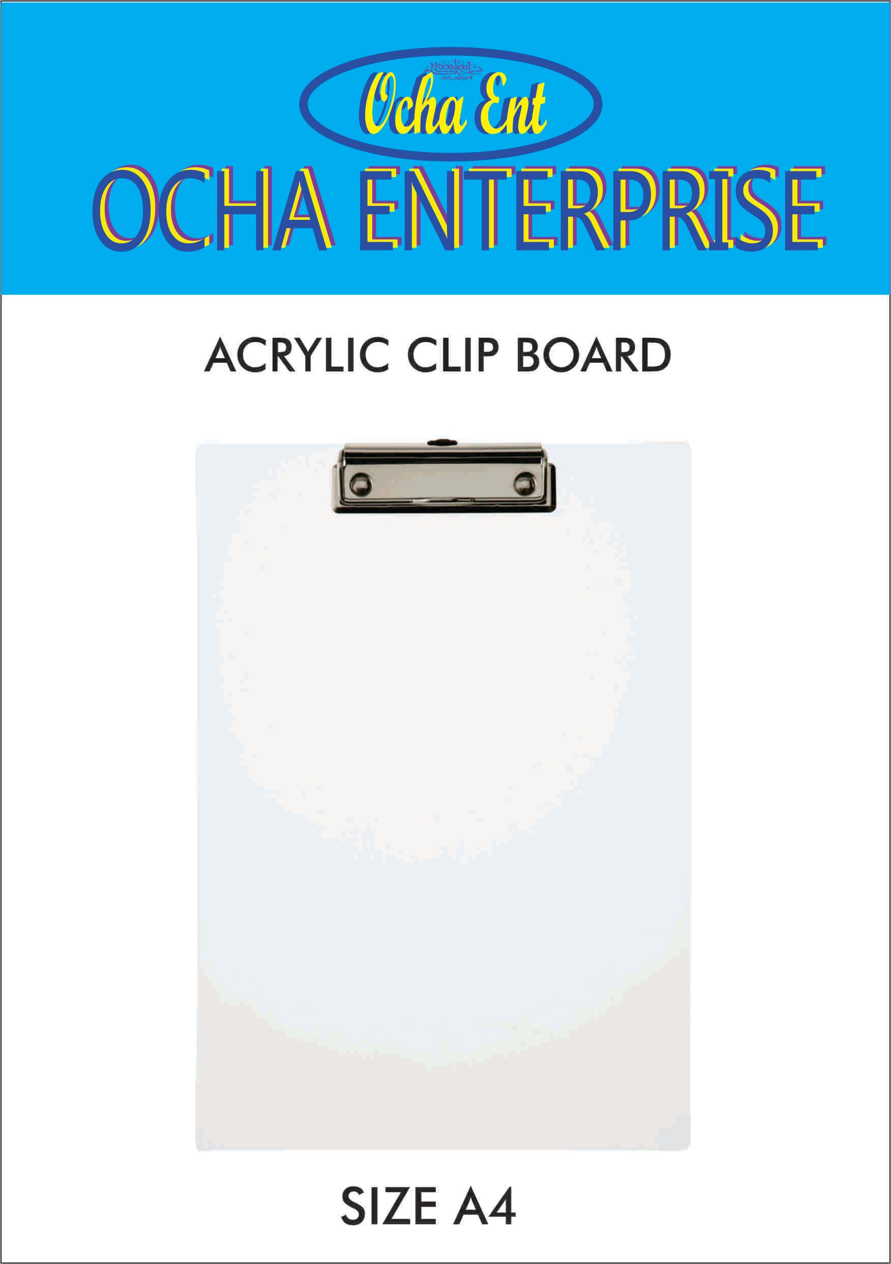 MUJI ACRYLIC CLIP BOARD A4 SIZE