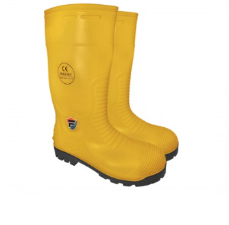 R3 Series Safety Weillington Boots Yellow (Midsole + Toe-Cap) Size 5