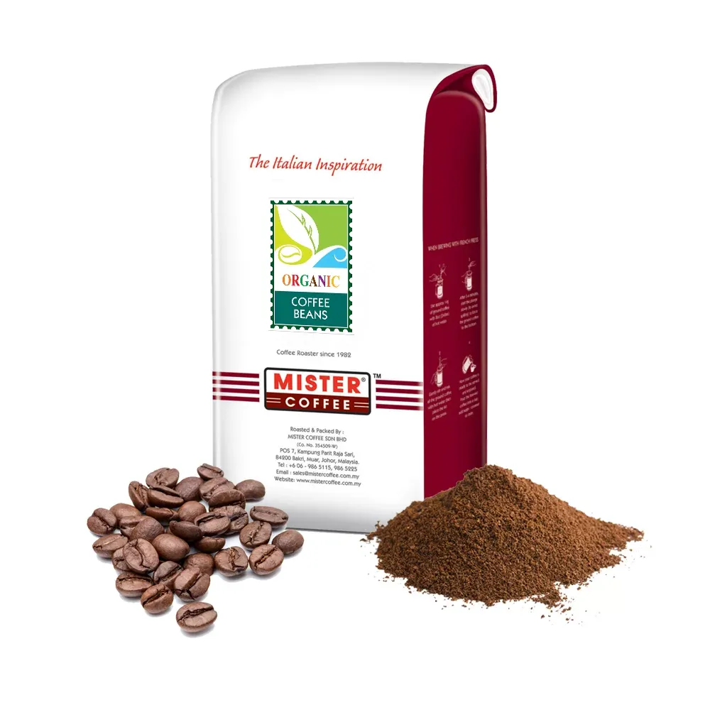 Mister Coffee Organic Arabica Coffee Beans 500G / Pack