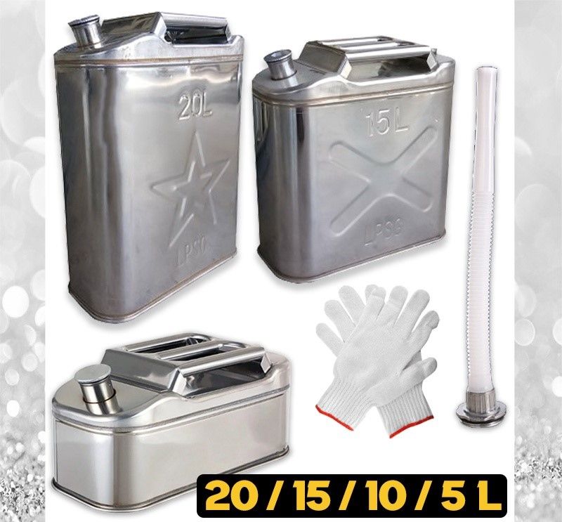 STAINLESS STEEL FUEL PETROL TANK CONTAINER