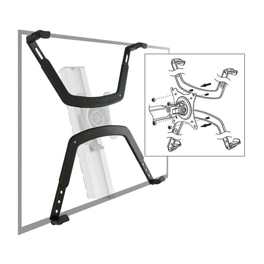 North Bayou NB FP-1 Extension VESA Adapter Fixing Bracket Monitor Holder (17''-27'') No Mounting Hole Monitor LCD Display Mount