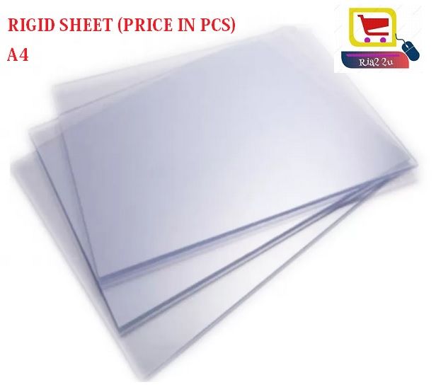 PVC RIGID SHEET CLEAR PLASTIC SHEET A4 (Loose) RTSB (PLASTIC BINDING) (PLASTIK KERAS)