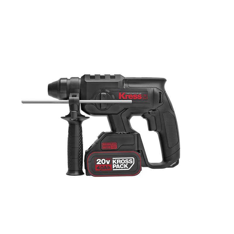 KRESS KU390 Li-Ion Brushless Rotary Hammer 20V, 22MM, 2.0J, 4700BPM