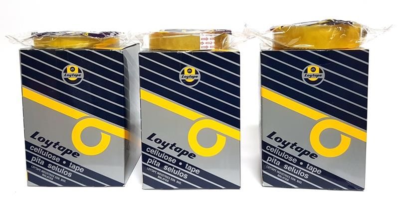 LOYTAPE CELLULOSE TAPE 12/18/24mm X 40M