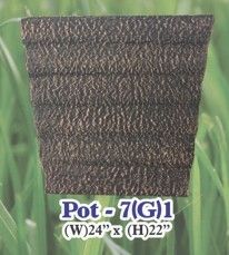 Pot - 7(G)1 Concrete Stone Flower Vase Gardening Art