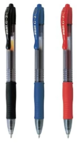 Pilot G-2 Gel Pen 0.7mm (Black / Blue / Red)