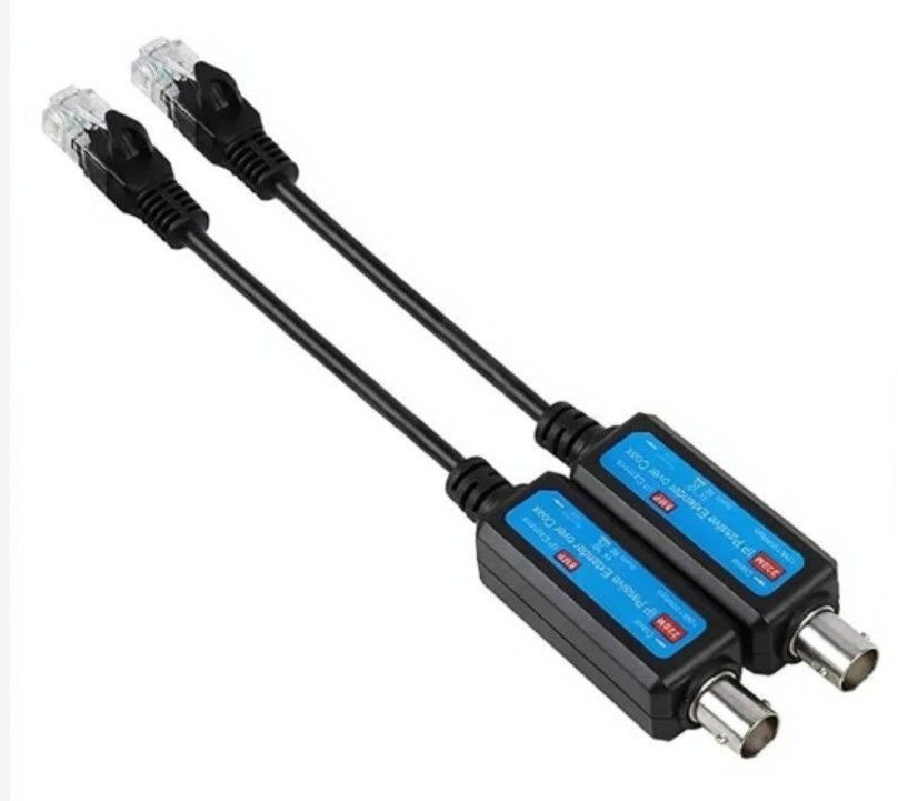 2km Ethernet LAN Extender IP Over Coaxial RG6/RG-59/Cat5e/6 Lift ( 1 Port + Poe)