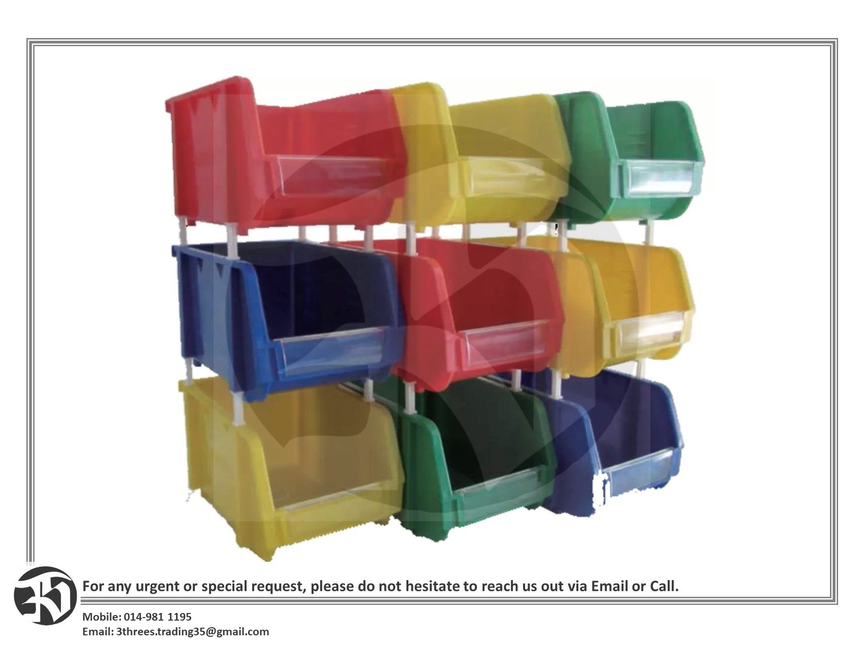Temo All in 1 Plastic Storage Bins