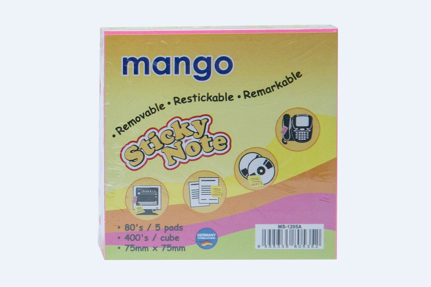 Sticky Notes (3x3) multi colour