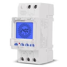 Digital LCD Display 24 Hours Electronic Time Clock 85-265V Hours Programmable Intelligent Analog Timer Switch with 15 Mins Interval
