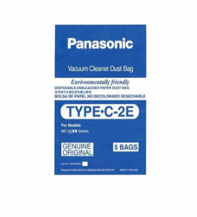 Genuine Malaysia Panasonic Product - Panasonic TYPE-C-11 VACUUM CLEANER BAGS (5 PCS) YMC94K-FW00V
