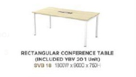 RECTANGULAR CONFERENCE TABLE - 1800W x 900D x 750H