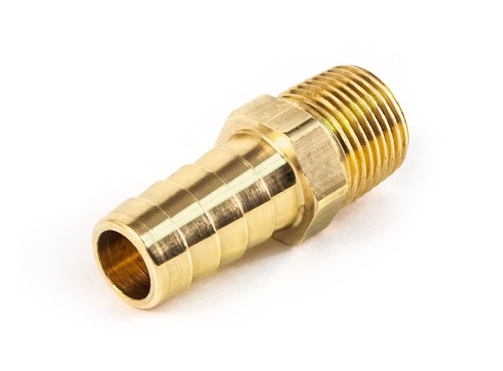 Brass / Copper Male Hose Barb Fitting, Single Tail Barb Brass Pipe Fitting Connector,Hose Thread Fitting Nipple, Tail:6,8,10,12mm , Male Thread: 1/8",1/4",3/8",1/2"