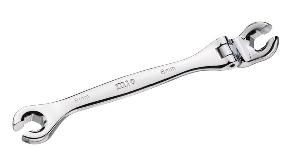 M10 Single End Flexible Flare Nut Wrench (6PT)