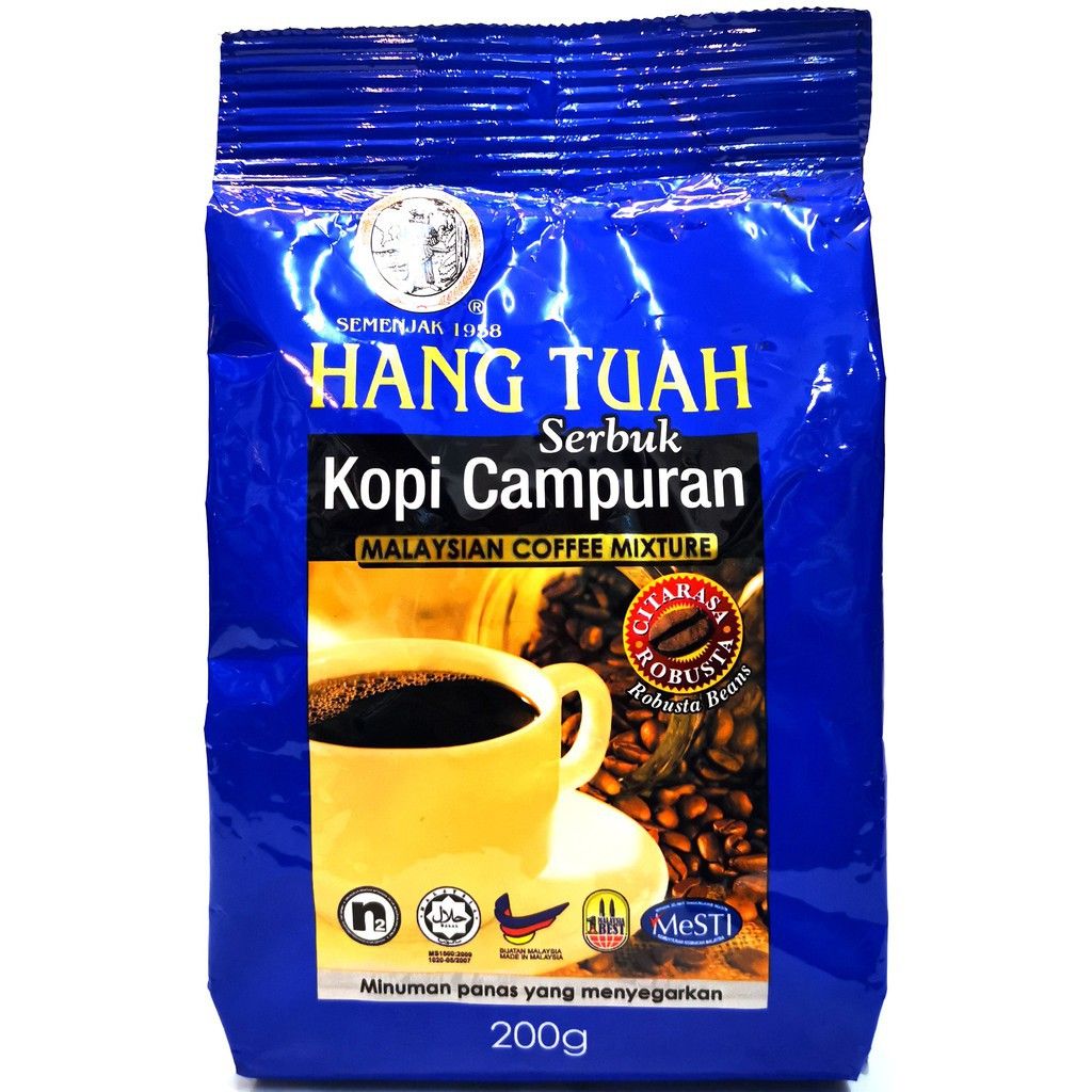 Hang Tuah Robusta Coffee Mixture Blue 200g