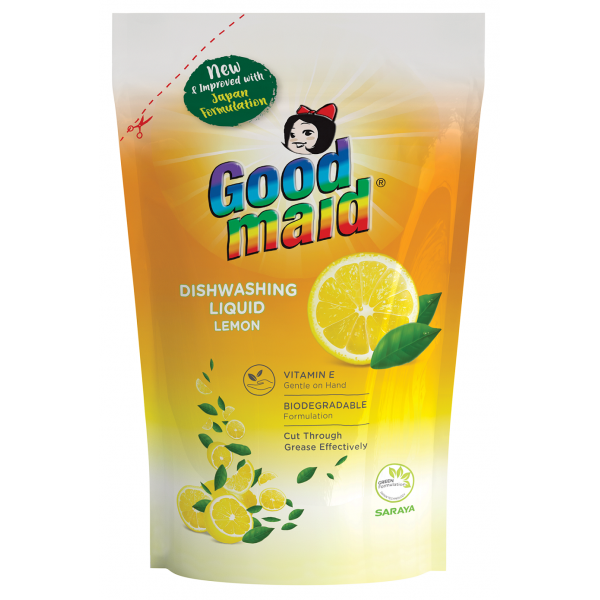 GOODMAID Dishwash Liquid - Lemon 600ml REFILL