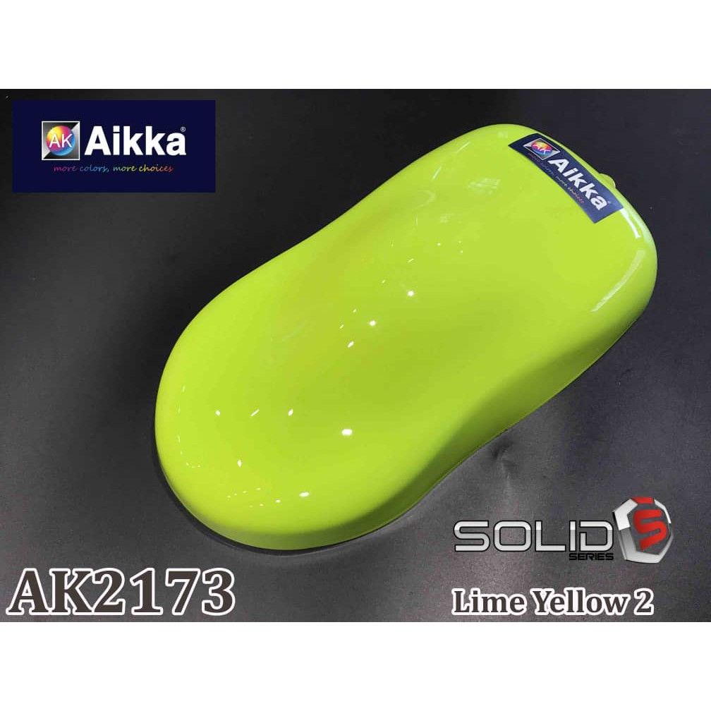 AIKKA SOLID S COLOUR EFFECT AK2173 LIME YELLOW