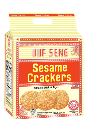 Hup Seng Sesame Crackers 158g (14sac)