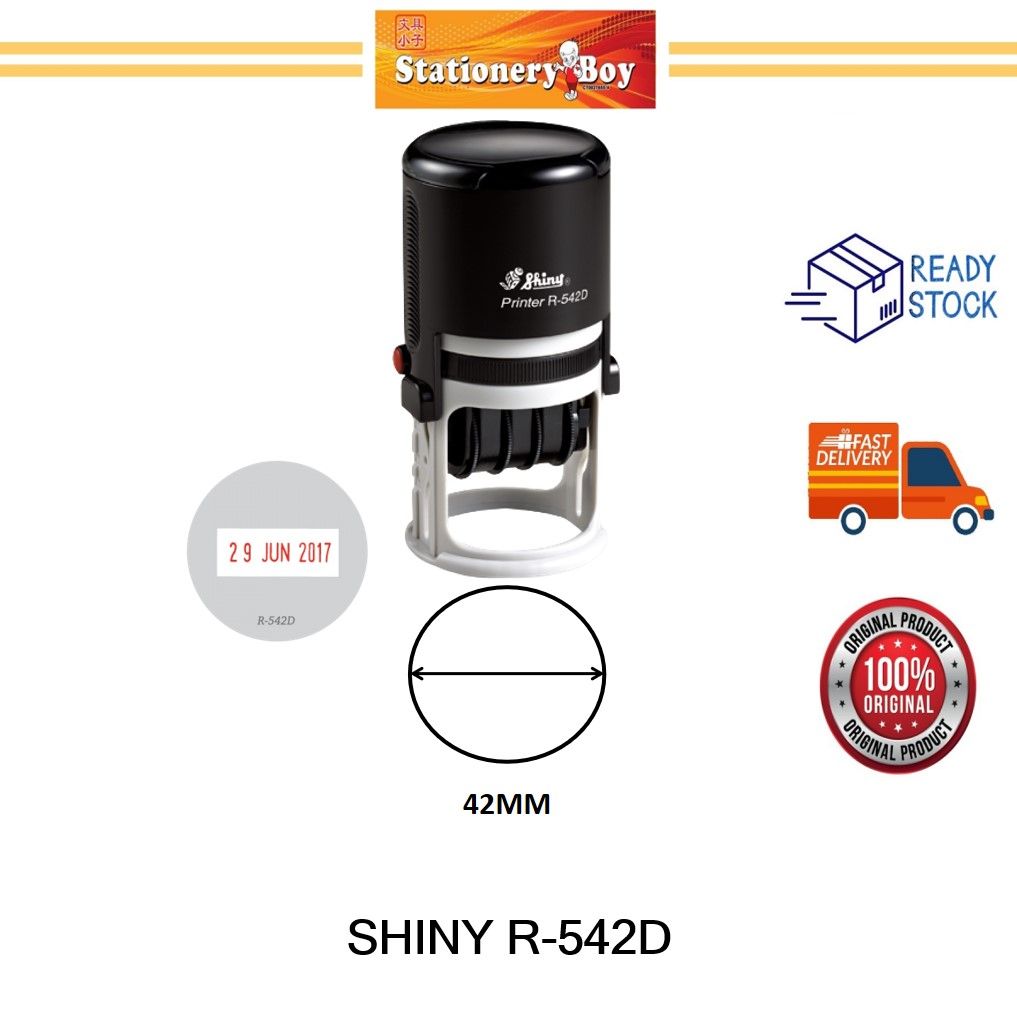 SHINY R-542D SELF INKING STAMP
