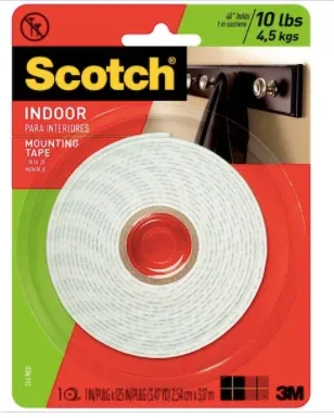 3M INDOOR MOUNTING TAPE -12MM / 24MM / FOAM DOUBLE SIDED TAPE / 3M / PERMANENT MOUNTING TAPE / MULTIPURPOSE INDOOR USAGE