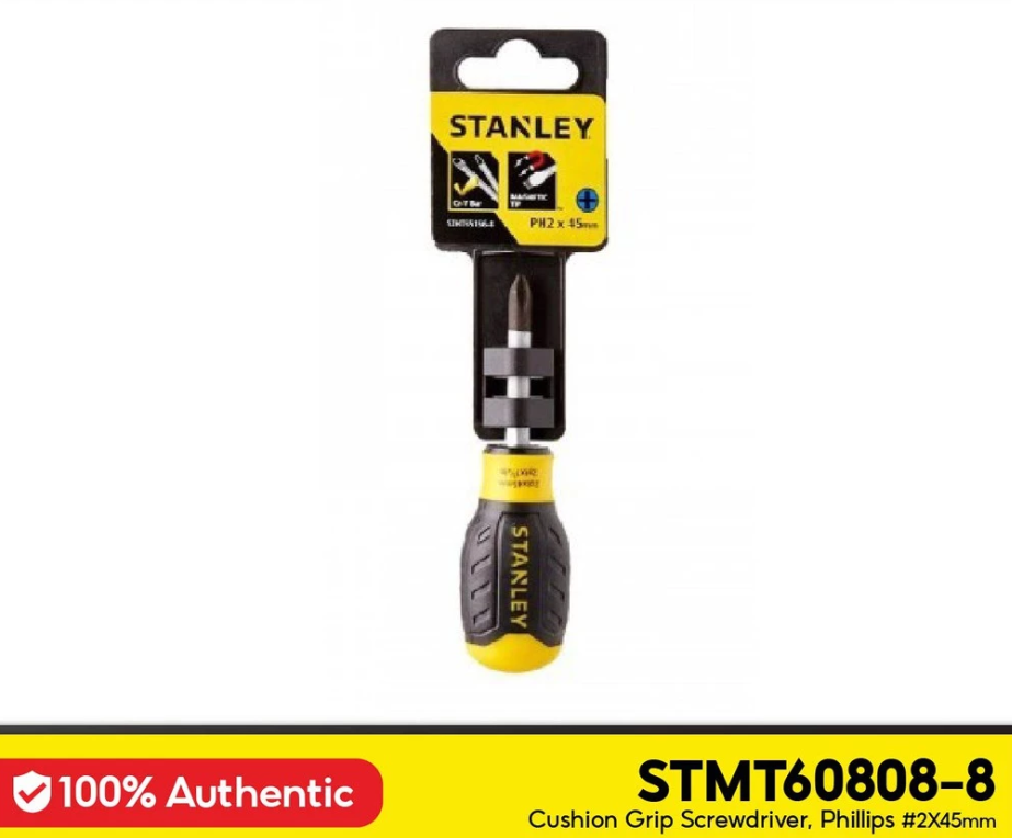 STANLEY CUSHION GRIP SCREW DRIVER PHILLIPS (2 X 45MM) STMT60808-8