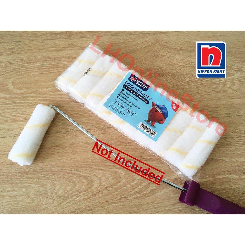 Nippon Paint 4" Paint Roller Refill (Water Based) (10 pcs)