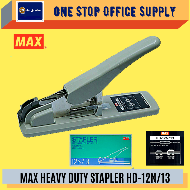 MAX HEAVY DUTY STAPLER HD-12N/13 / Max / Stapler / HD-12N / Heavy Duty Stapler / Office Stapler / Max Stapler / Max Heavy Duty Stapler