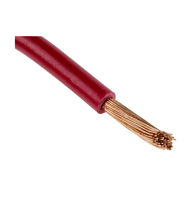 RS PRO Red 4 mm² Hook Up Wire, 12 AWG, 52/0.3 mm, 100m, PVC Insulation