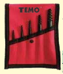 Temo Extractor Set in Canvas Pouch (No.1 - No.5)