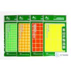 Sticker lable base on A5 paper with mutiple sticker 1 pkt 10 sheet