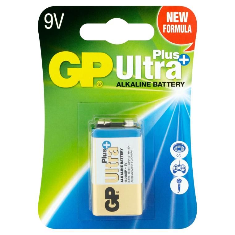 GP Ultra Plus Battery 9V