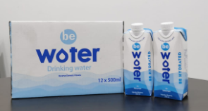 BeWater Drinking Water Tetra Pak - 330ml x 12pcs, 1 Carton