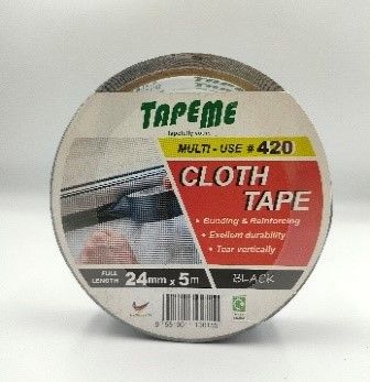 QP Tapeme Binding Tape 24mm Black