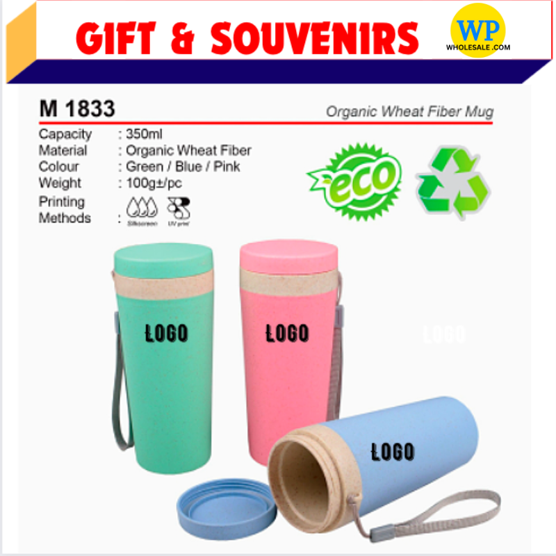 OK GIFT & SOUVENIRS: M 1833 ORGANIC WHEAT FIBER MUG -300ML / ORGANIC WHEAT FIBER CUP