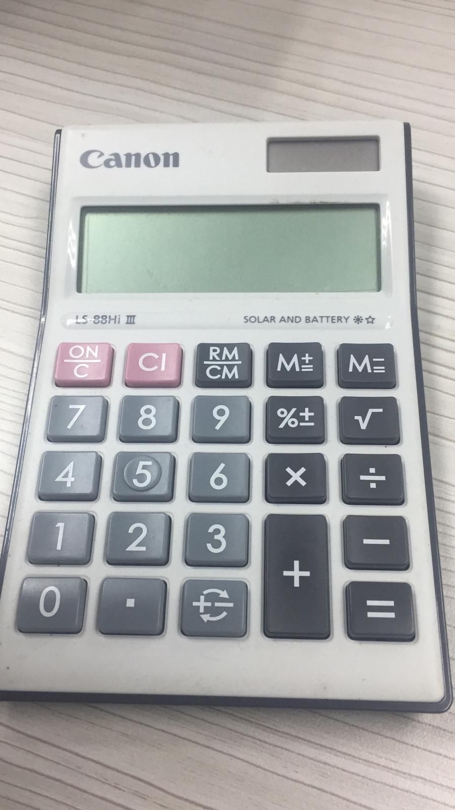 calculator canon LS-88HI