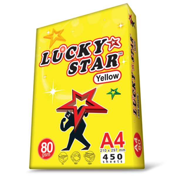 LUCKY STAR A4 PAPER 80GSM (450 Sheets)