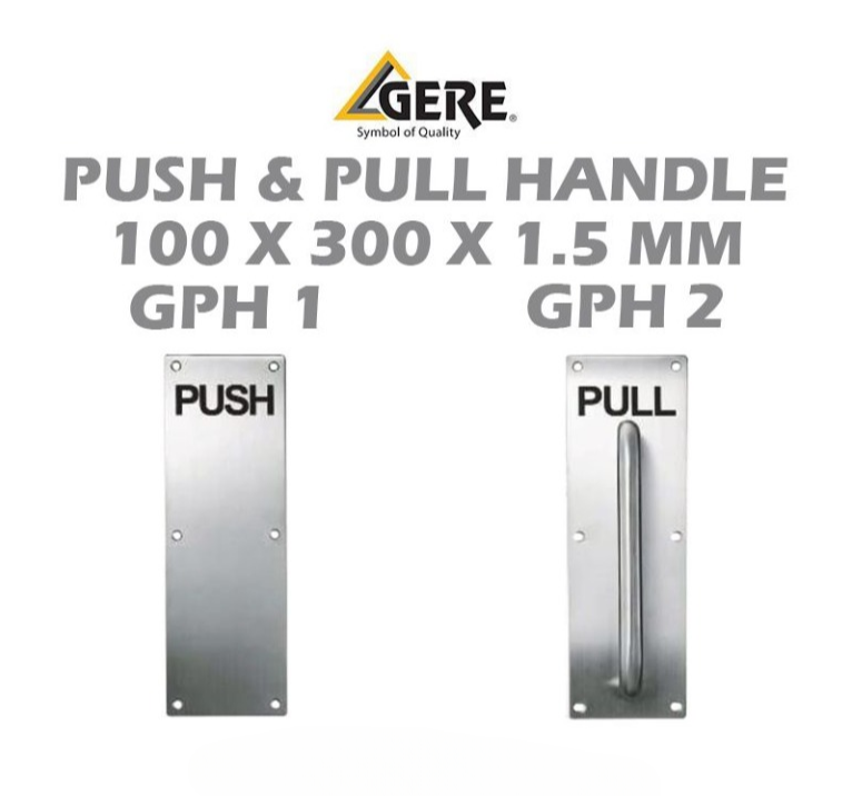 GERE PUSH & PULL HANDLE GPH1 GPH2