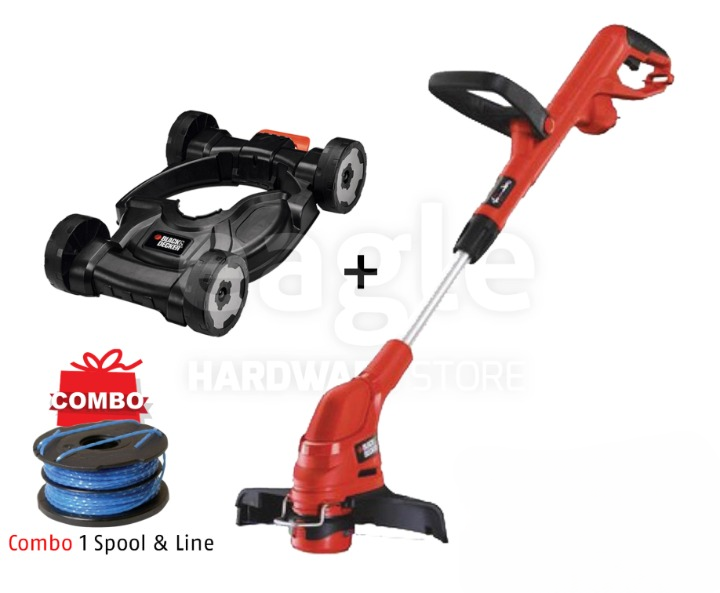 BLACK & DECKER ( COMBO ) BLACK & DECKER GL5530-B1 + CM100-B1 530W 30CM GRASS TRIMMER WITH MOWER + 90567223