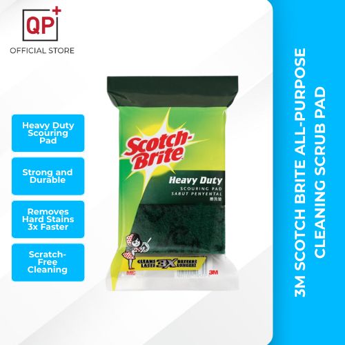 3M SCOTCH BRITE ALL PURPOSE CLEANING PAD CLEANING SCRUB PAD (3PC/PACK) 3SBTCSP l SPON l 白洁布-
