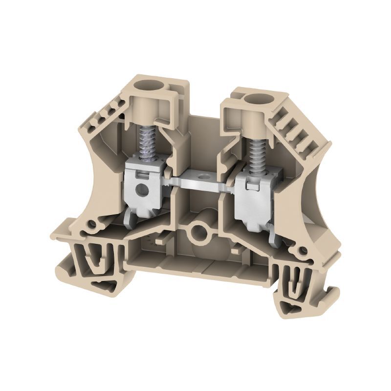 WEIDMULLER WDU 10 FEED-THROUGH TERMINAL 10MM2 1000V 57A DARK BEIGE (1020300000)