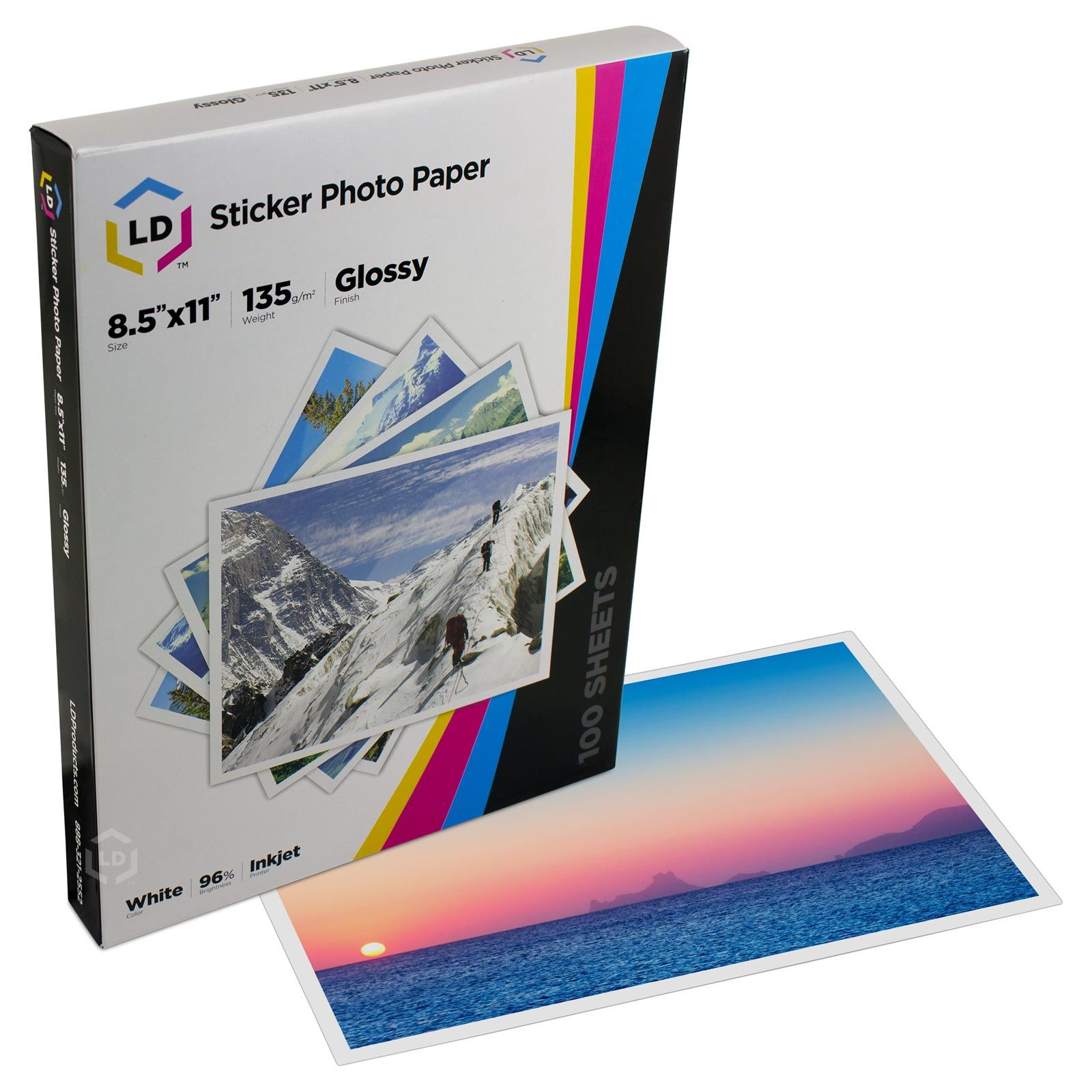 Sticker Paper / Photo white