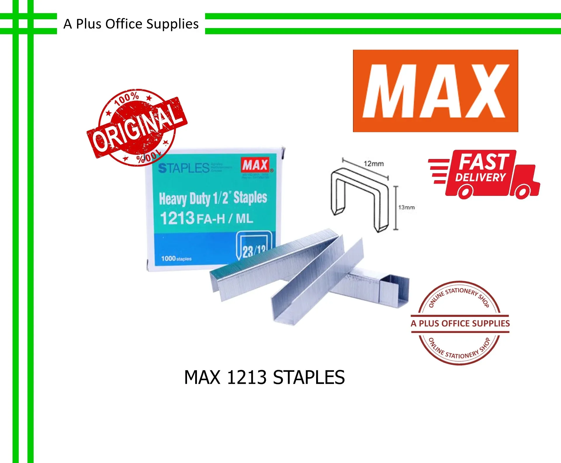 MAX 1213 Staples / Dawai Kokot