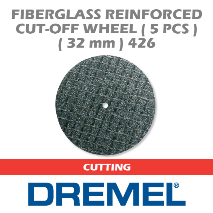 DREMEL FIBERGLASS REINFORCED CUT OFF WHEEL 426