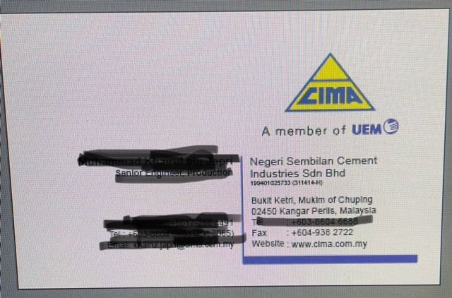 Business Card (CIMA)